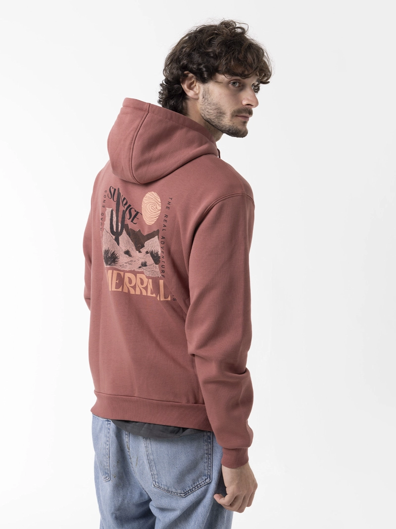 POLERON HOMBRE URBAN HOODIE ROJO MERRELL - 5
