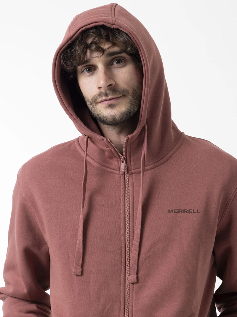 POLERON HOMBRE URBAN HOODIE ROJO MERRELL - 7