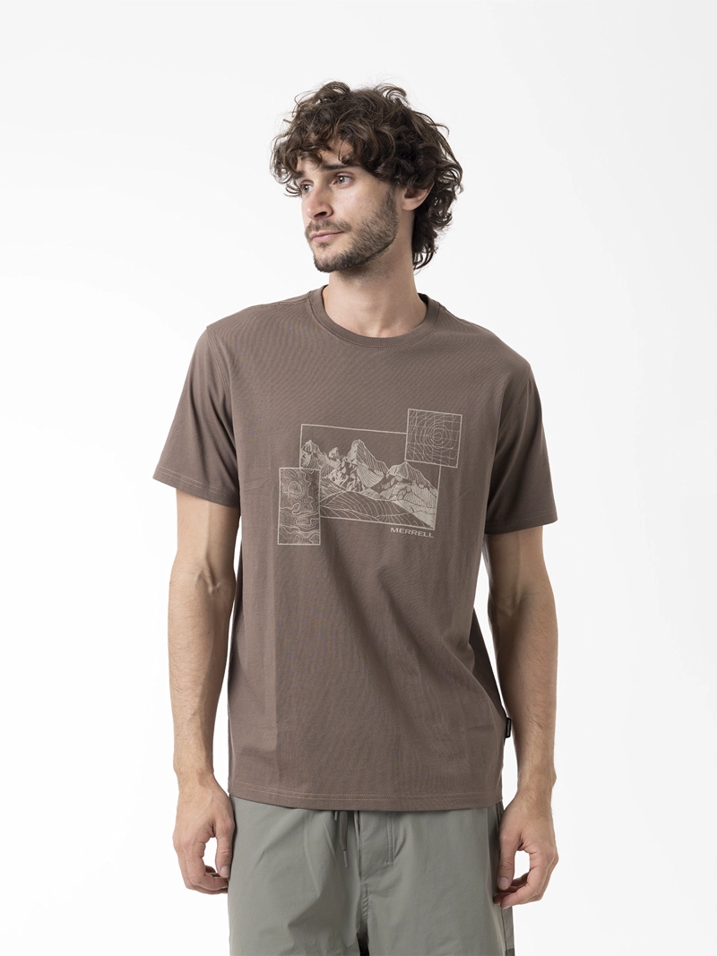POLERA MANGA CORTA HOMBRE GRAPHIC CAFE  MERRELL - 1