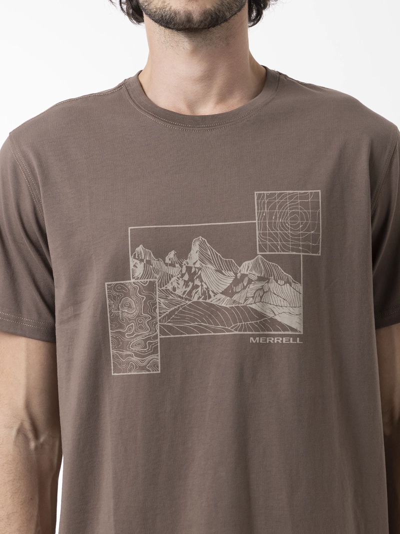 POLERA MANGA CORTA HOMBRE GRAPHIC CAFE  MERRELL - 2