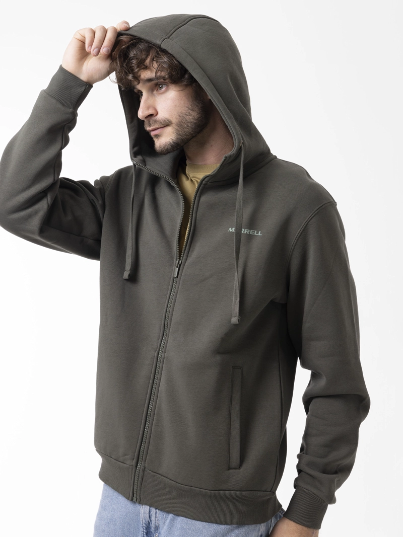 POLERON HOMBRE URBAN HOODIE VERDE MERRELL - 7