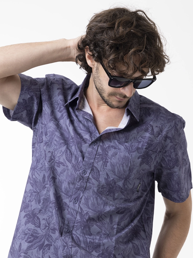 CAMISA MANGA CORTA HOMBRE BREEZE AZUL MERRELL - 2