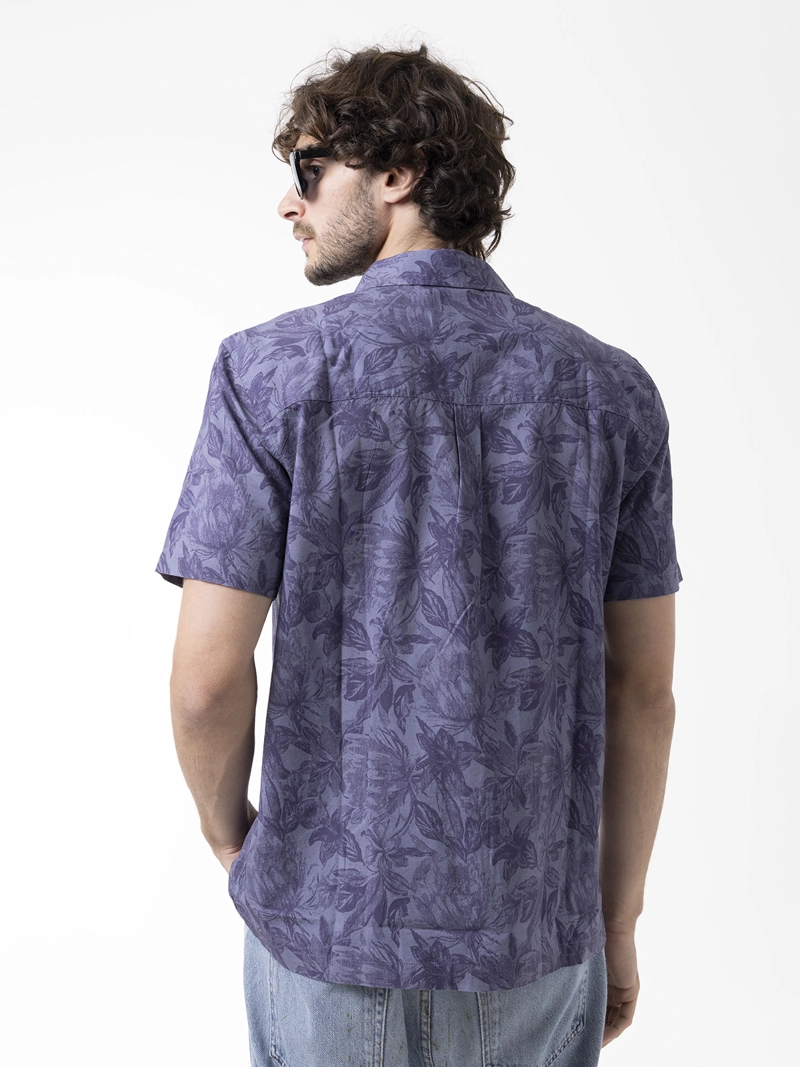 CAMISA MANGA CORTA HOMBRE BREEZE AZUL MERRELL - 5