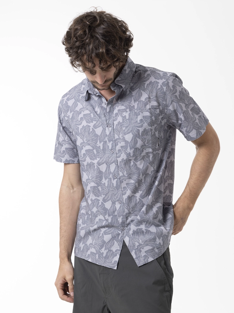 CAMISA MANGA CORTA HOMBRE BREEZE GRIS MERRELL - 2