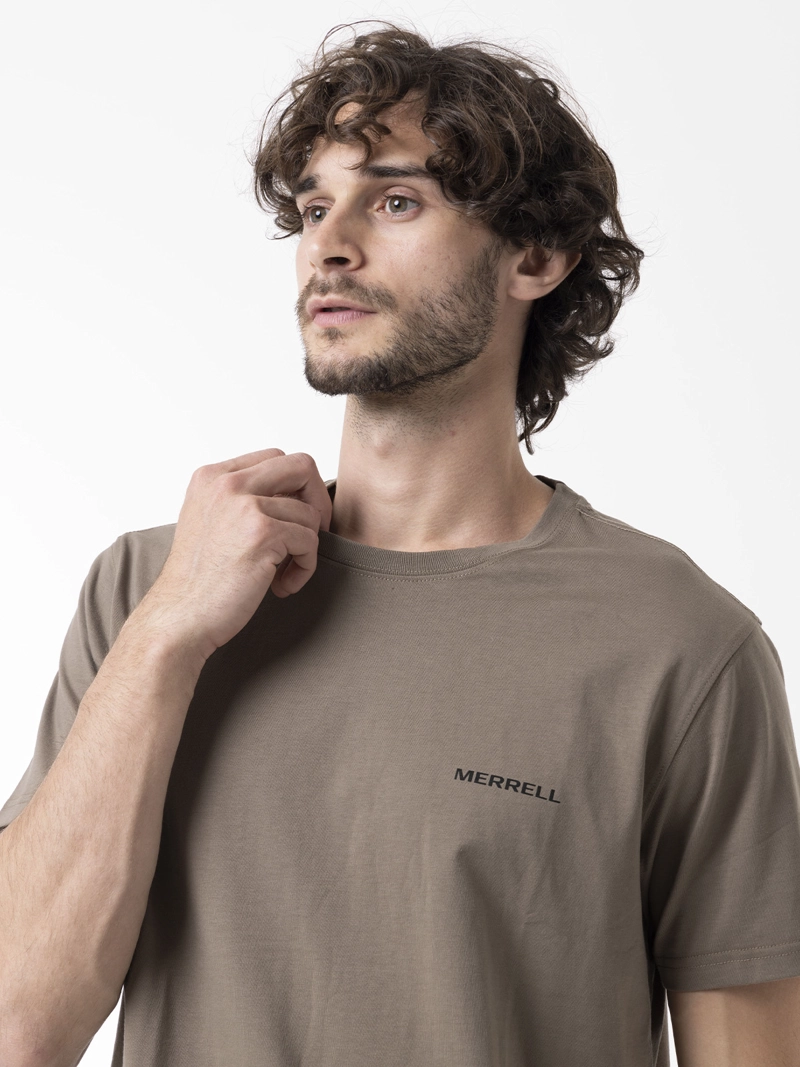 POLERA MANGA CORTA HOMBRE BACKPRINT CAFE  MERRELL - 4