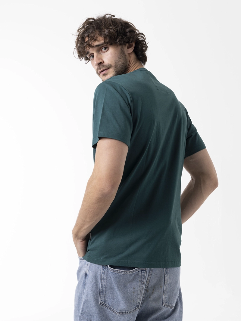 POLERA MANGA CORTA HOMBRE LOGO CORE VERDE MERRELL - 5