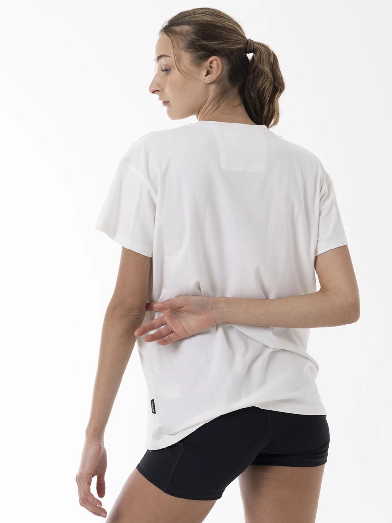 POLERA MANGA CORTA MUJER BIGPRINT BAMBOO BLANCO MERRELL - 6