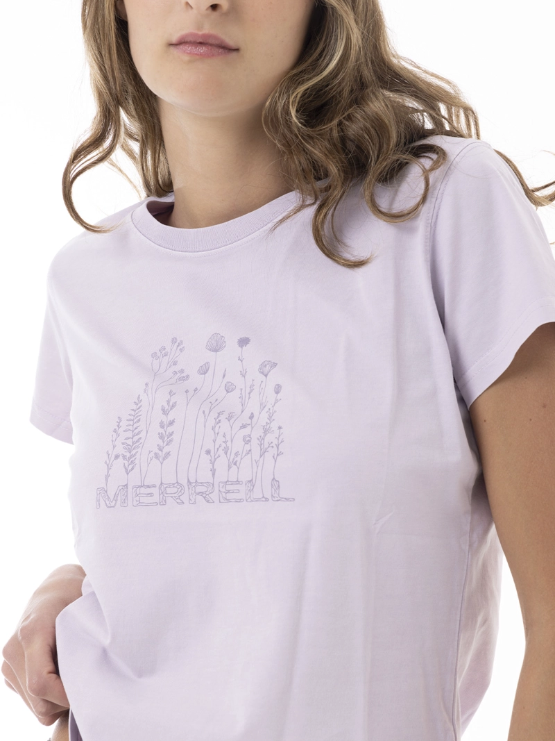 POLERA MANGA CORTA MUJER GRAPHIC MORADO MERRELL - 2