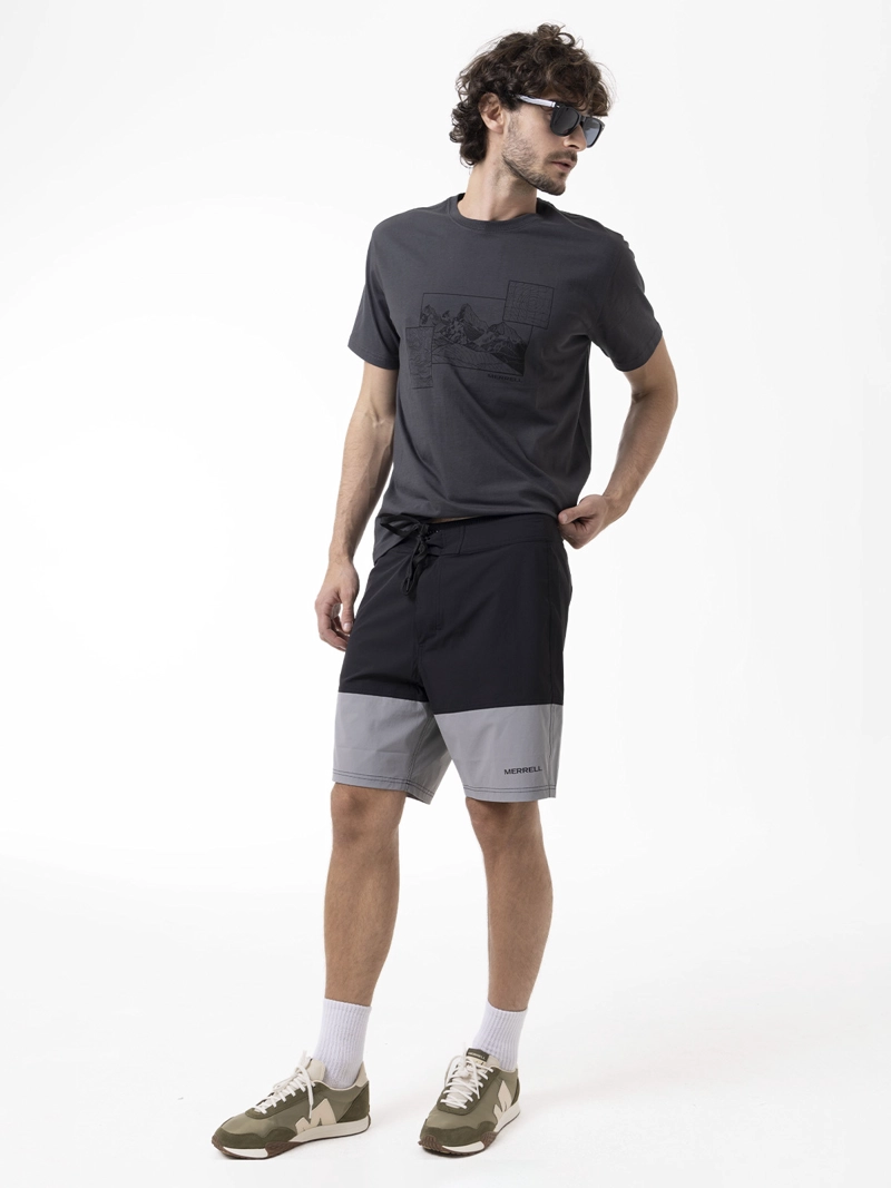 TRAJE DE BAÑO HOMBRE COLORBLOCK NEGRO MERRELL - 6