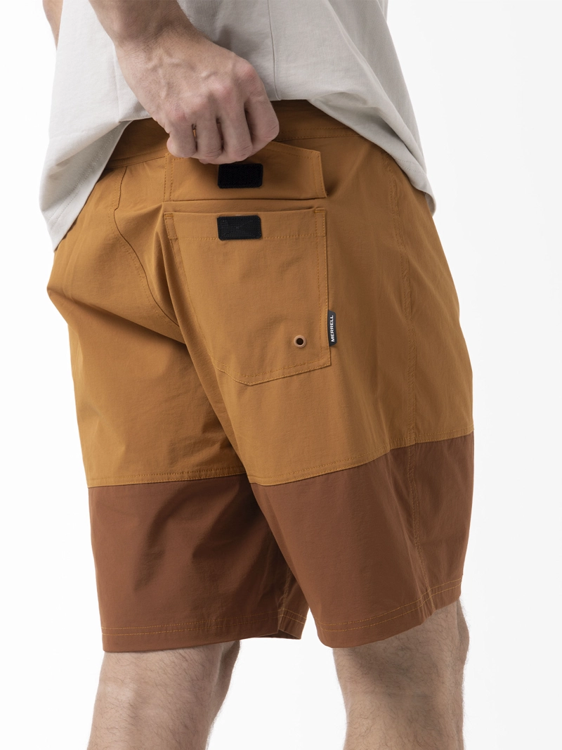 TRAJE DE BAÑO HOMBRE COLORBLOCK NARANJO MERRELL - 4
