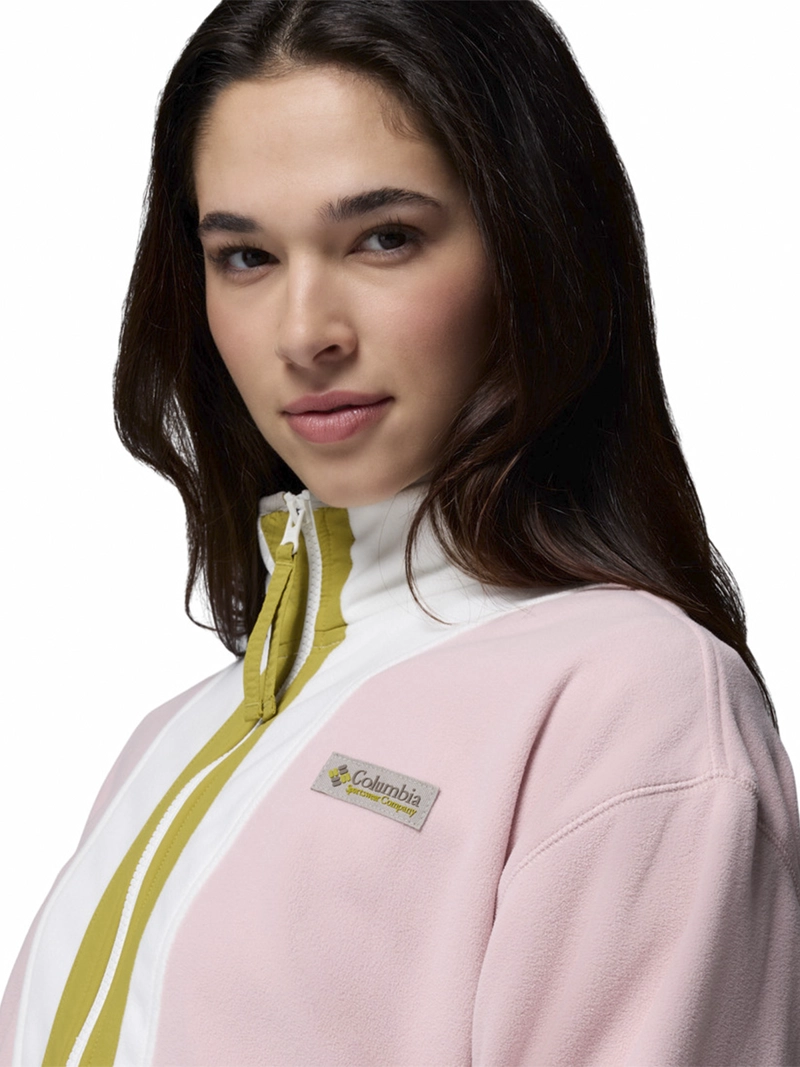 POLAR MUJER BACKBOWL II FULL ZIP ROSADO COLUMBIA - 4