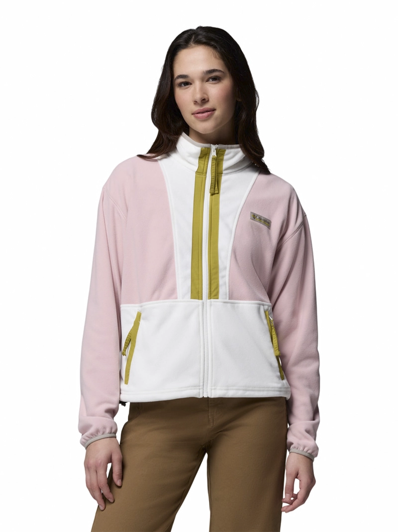 POLAR MUJER BACKBOWL II FULL ZIP ROSADO COLUMBIA - 7