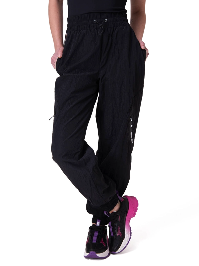 PANTALON MUJER W NYLON RIPSTOP E-WA NEGRO CAT - 1