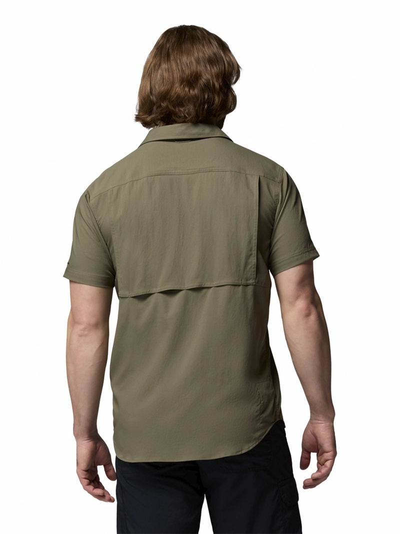 POLERA HOMBRE SILVER RIDGE II SS VERDE COLUMBIA - 7