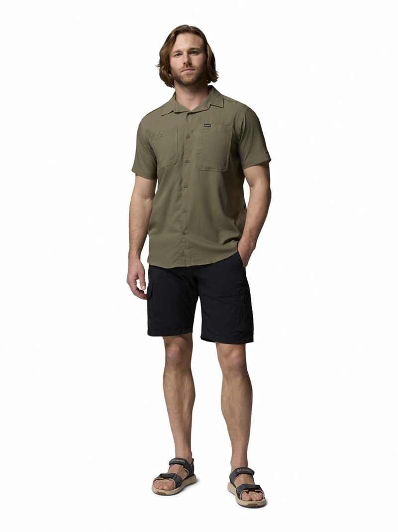 POLERA HOMBRE SILVER RIDGE II SS VERDE COLUMBIA - 8