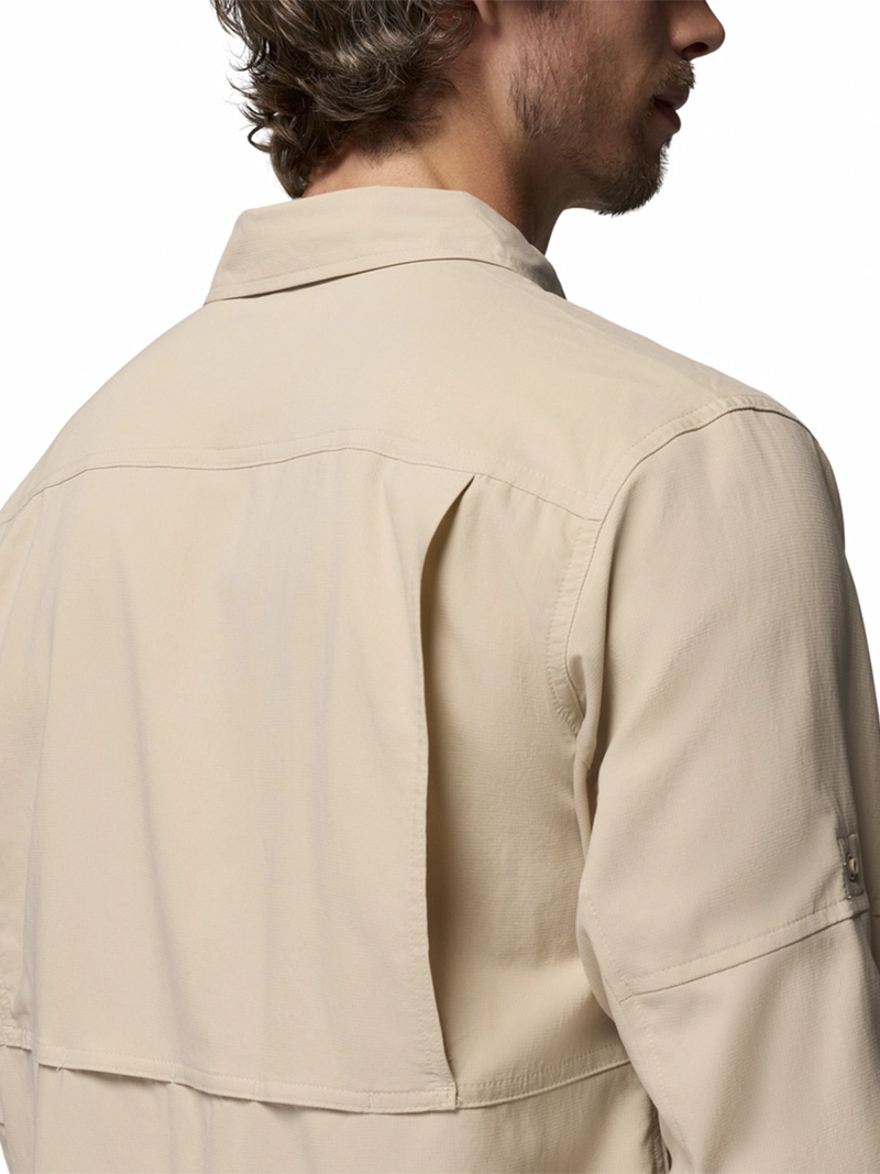 CAMISA ML HOMBRE SILVER RIDGE UTILITY BEIGE COLUMBIA - 7