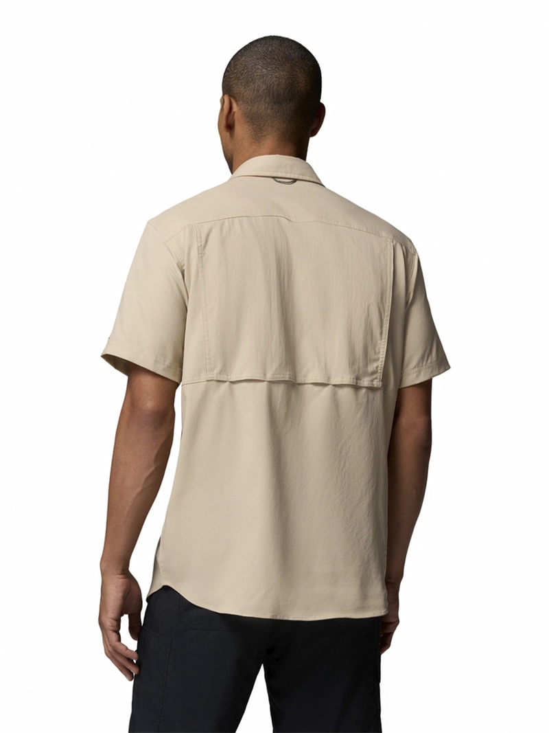 POLERA HOMBRE SILVER RIDGE II SS BEIGE COLUMBIA - 7