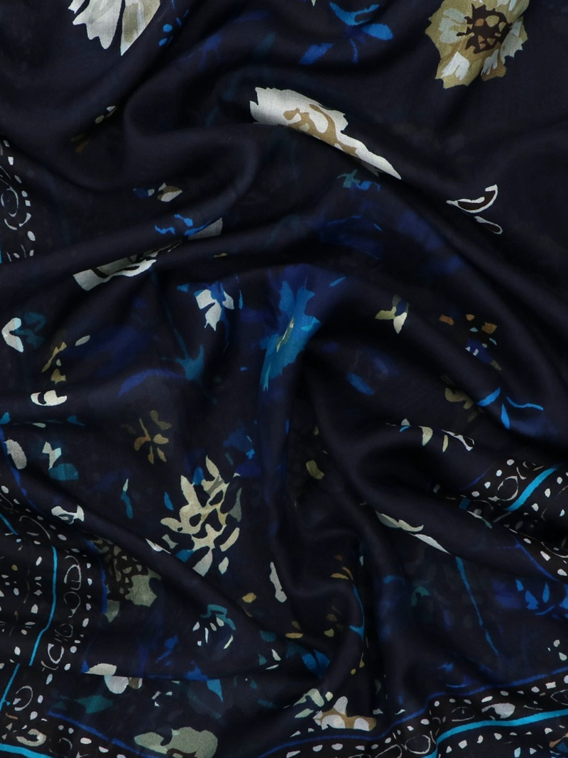 PAÑUELO SEDA MUJER RKF SILK LAURA SCARF AZUL ROCKFORD - 2