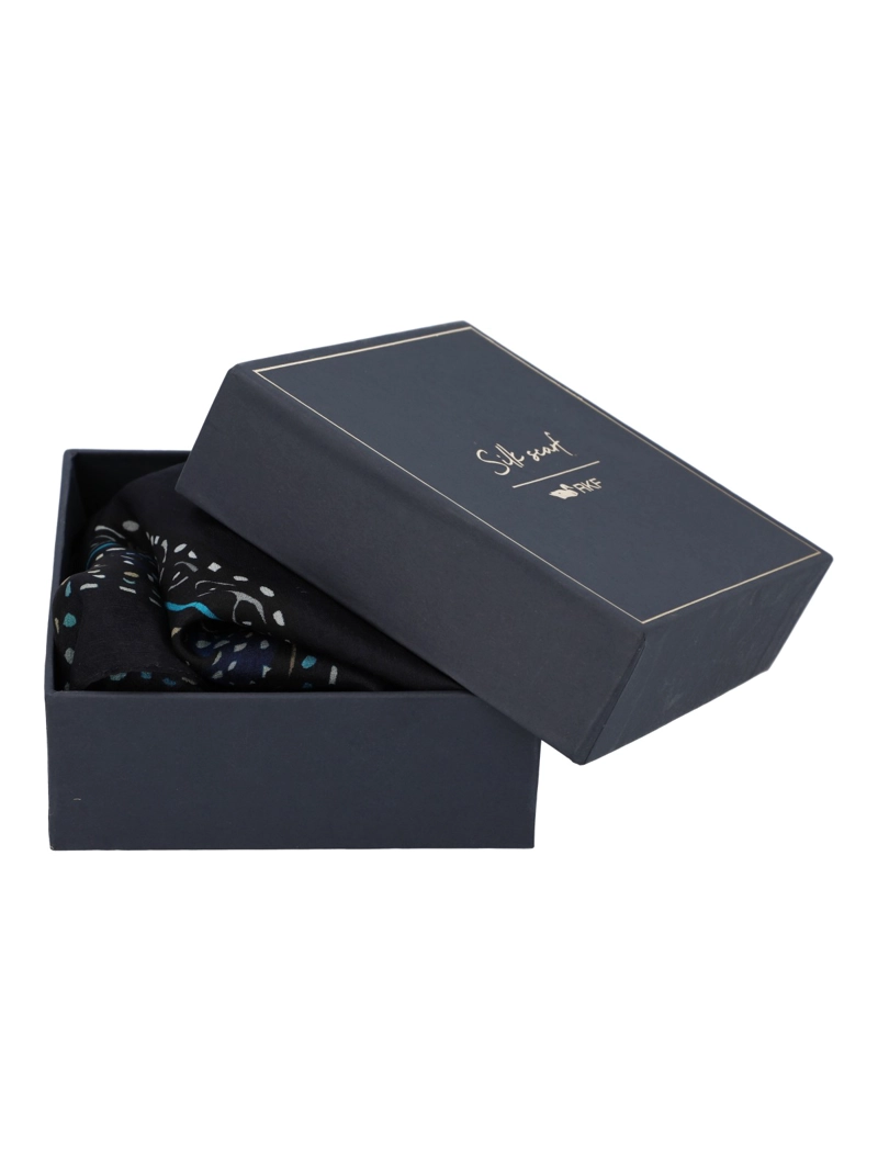 PAÑUELO SEDA MUJER RKF SILK LAURA SCARF AZUL ROCKFORD - 4