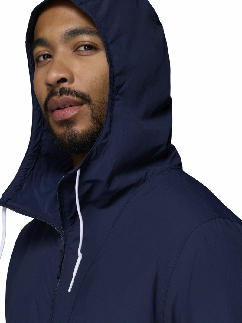 CORTAVIENTO HOMBRE SPIRE VALLEY HOODED AZUL COLUMBIA - 5