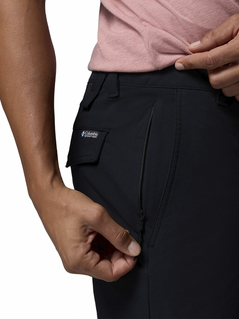 SHORT HOMBRE ROC TECH SHORT NEGRO COLUMBIA - 5