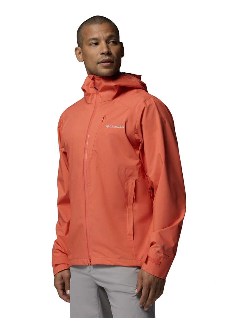 CORTAVIENTO HOMBRE TRAILBORNE 2.5 SHEL NARANJA COLUMBIA - 2