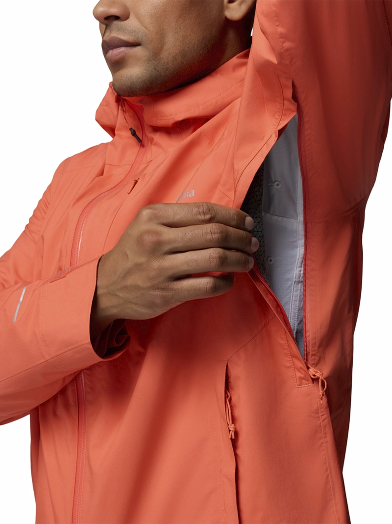 CORTAVIENTO HOMBRE TRAILBORNE 2.5 SHEL NARANJA COLUMBIA - 5