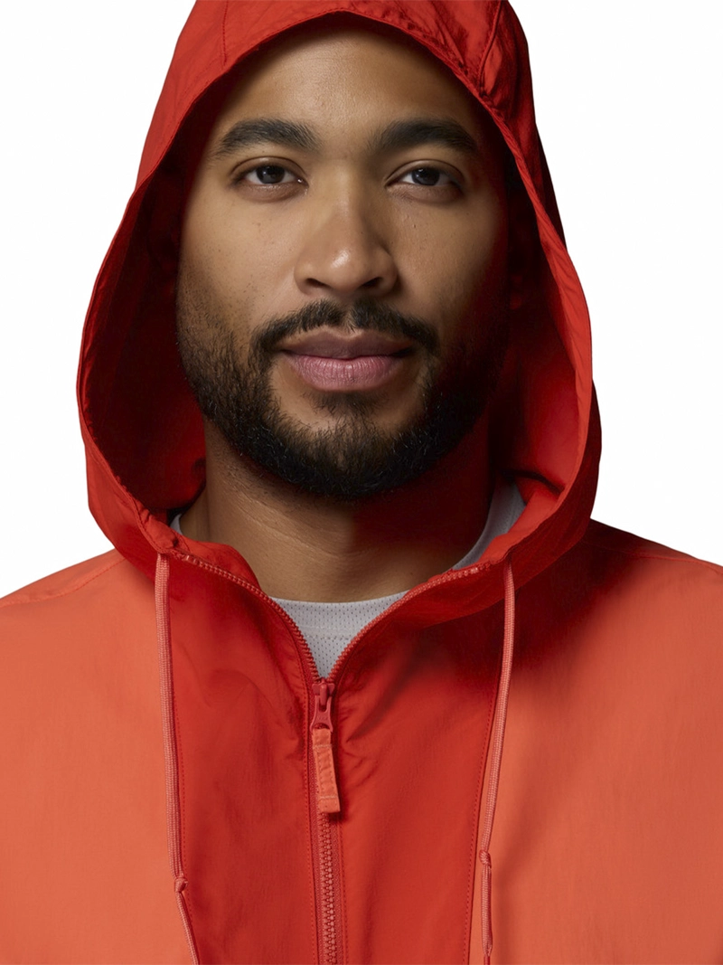 CORTAVIENTO HOMBRE SPIRE VALLEY HOODED NARANJA COLUMBIA - 5