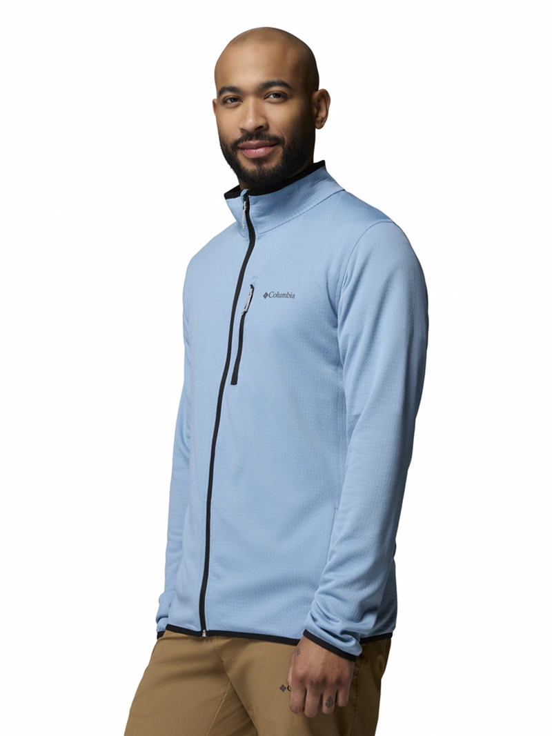 POLAR RECYCLED HOMBRE ESSENTIAL HIKE GRID AZUL COLUMBIA - 2