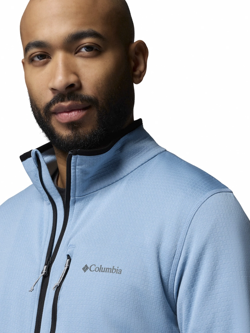 POLAR RECYCLED HOMBRE ESSENTIAL HIKE GRID AZUL COLUMBIA - 6