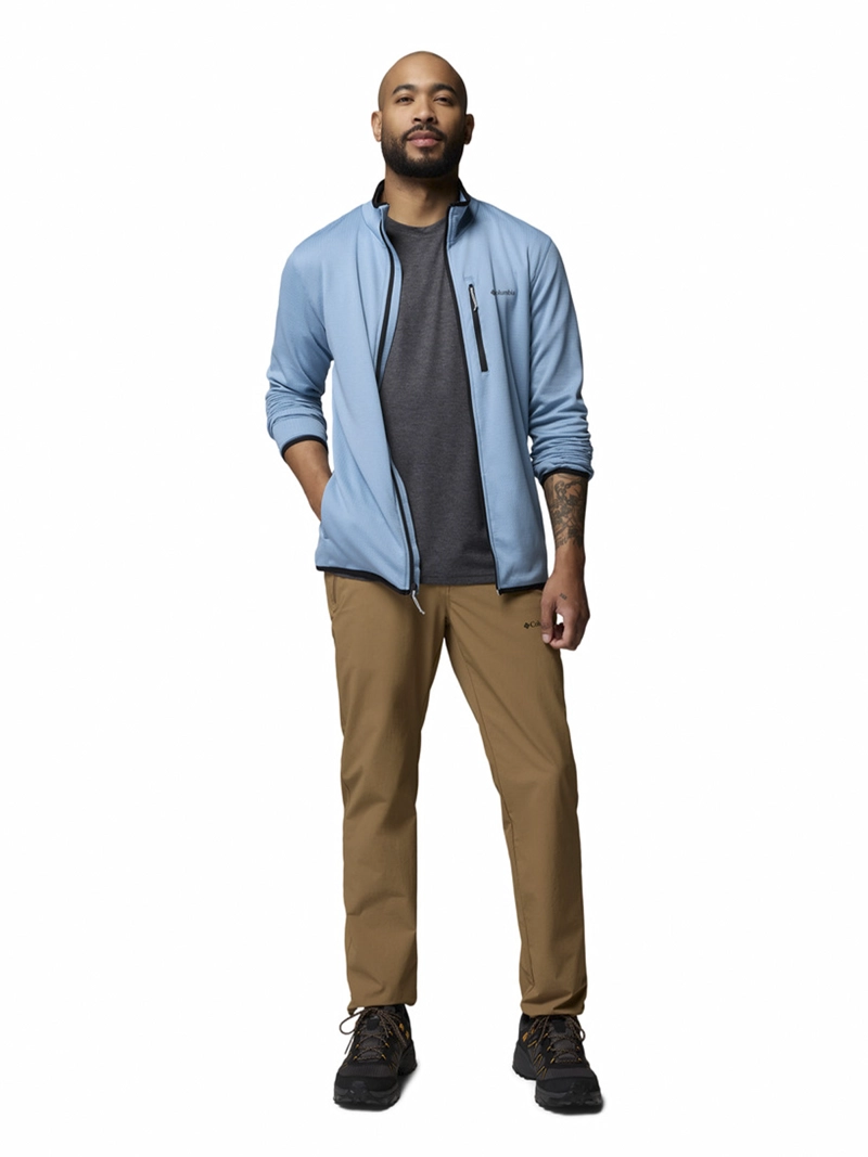 POLAR RECYCLED HOMBRE ESSENTIAL HIKE GRID AZUL COLUMBIA - 8