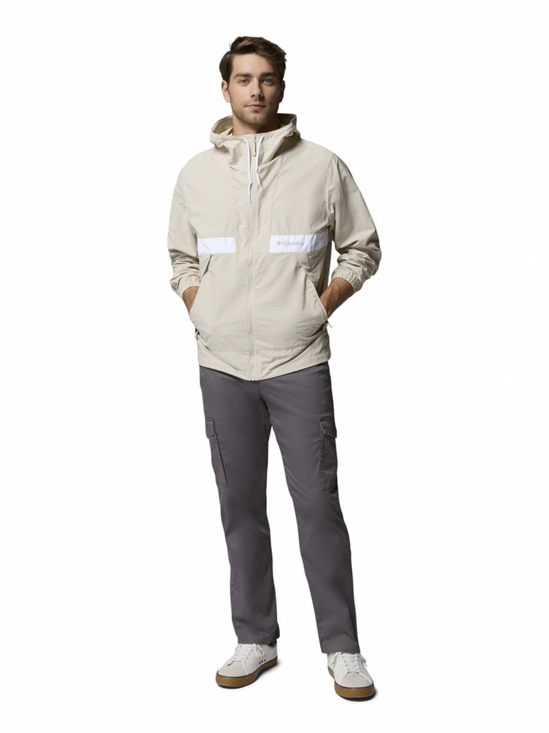 CORTAVIENTO HOMBRE SPIRE VALLEY HOODED GRIS COLUMBIA - 8