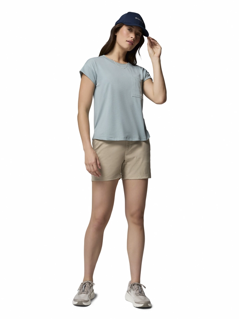 SHORT MUJER LESLIE FALLS II BEIGE COLUMBIA - 8