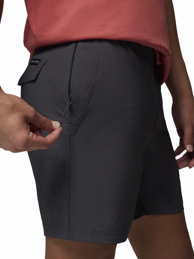 SHORT RECYCLED HOMBRE ROC LITE SHORT GRIS COLUMBIA - 5