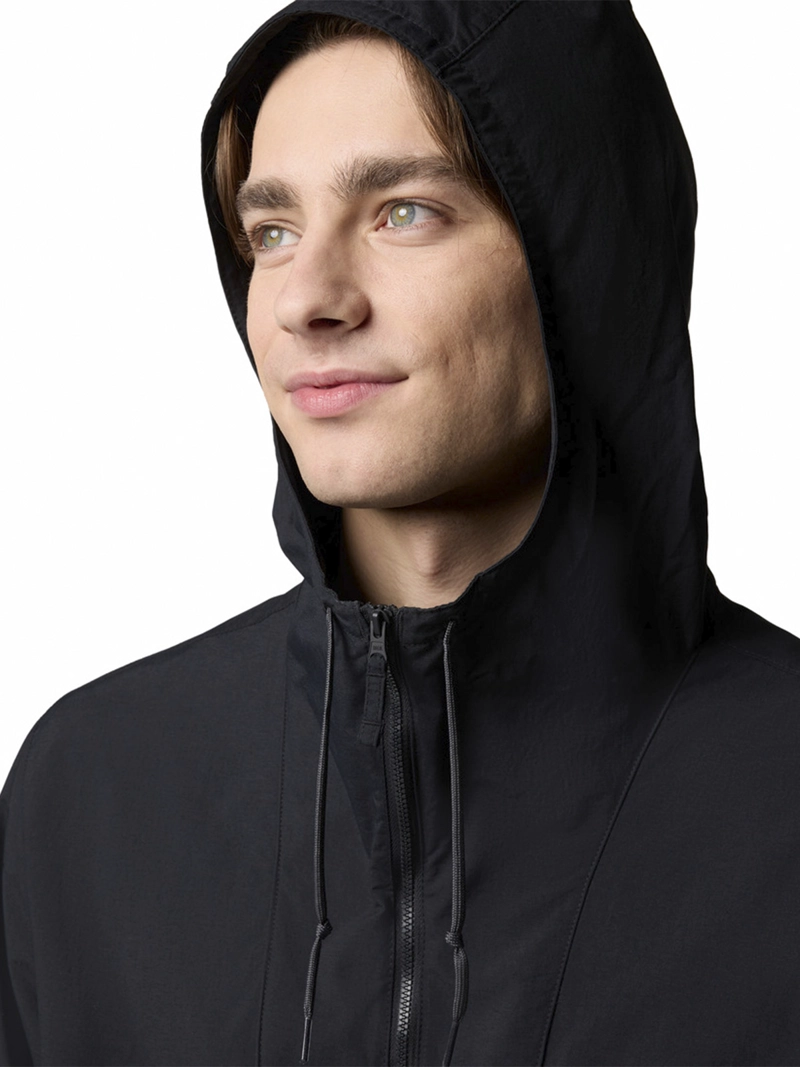 CORTAVIENTO HOMBRE SPIRE VALLEY HOODED NEGRO COLUMBIA - 4