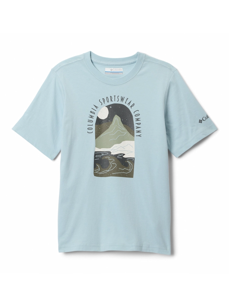 POLERA NIÑO VALLEY CREEK II SS CELESTE COLUMBIA - 1