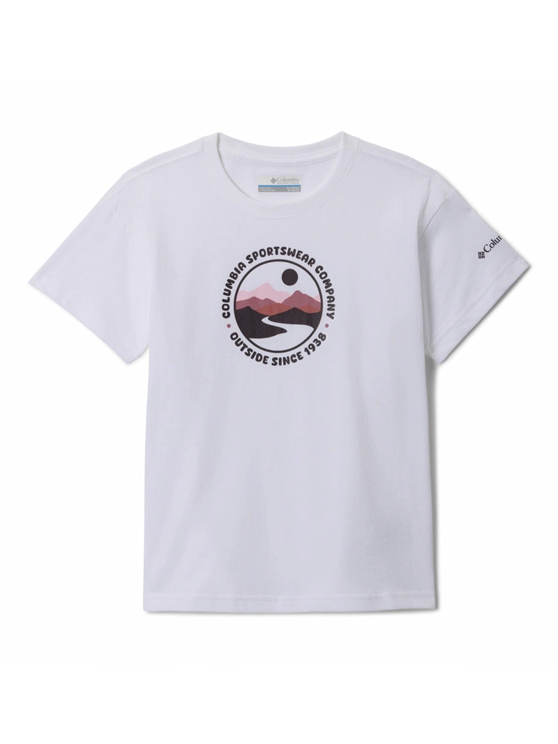 POLERA NINA MISSION LAKE II SS BLANCO COLUMBIA - 1