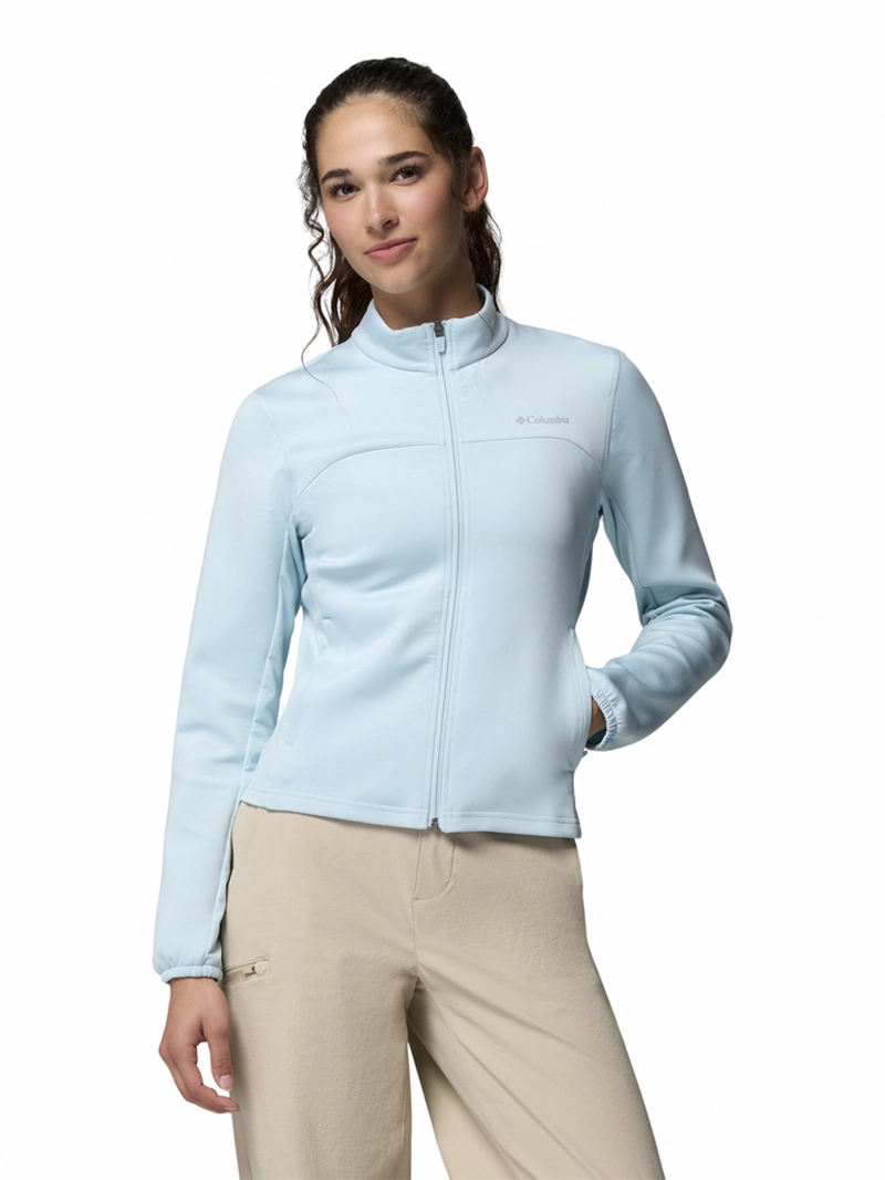SOFTSHELL MUJER SLOAN CREST SPACER CELESTE COLUMBIA - 1