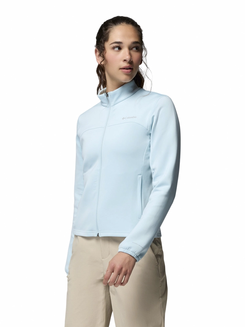 SOFTSHELL MUJER SLOAN CREST SPACER CELESTE COLUMBIA - 2
