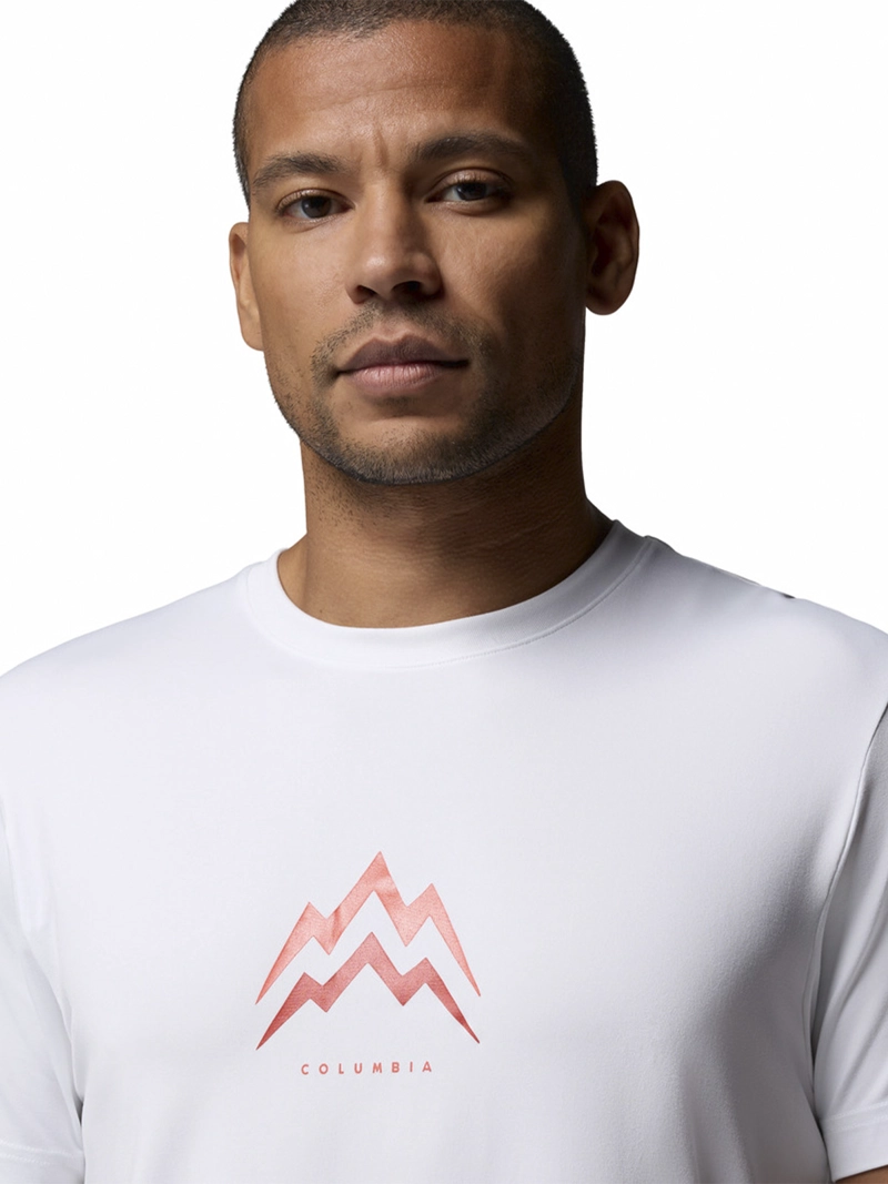 POLERA RECYCLED HOMBRE PARSONS POINT SS BLANCO COLUMBIA - 4