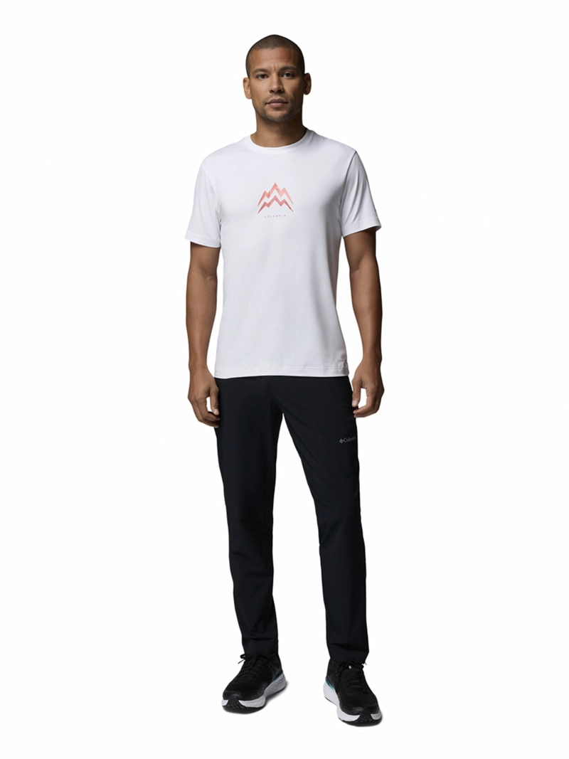 POLERA RECYCLED HOMBRE PARSONS POINT SS BLANCO COLUMBIA - 6