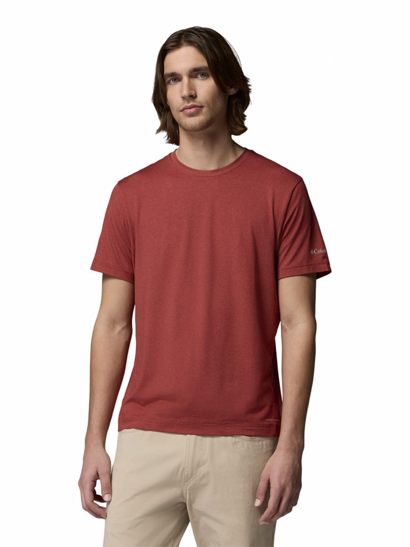 POLERA RECYCLED HOMBRE PARSONS POINT SS ROJO COLUMBIA - 1