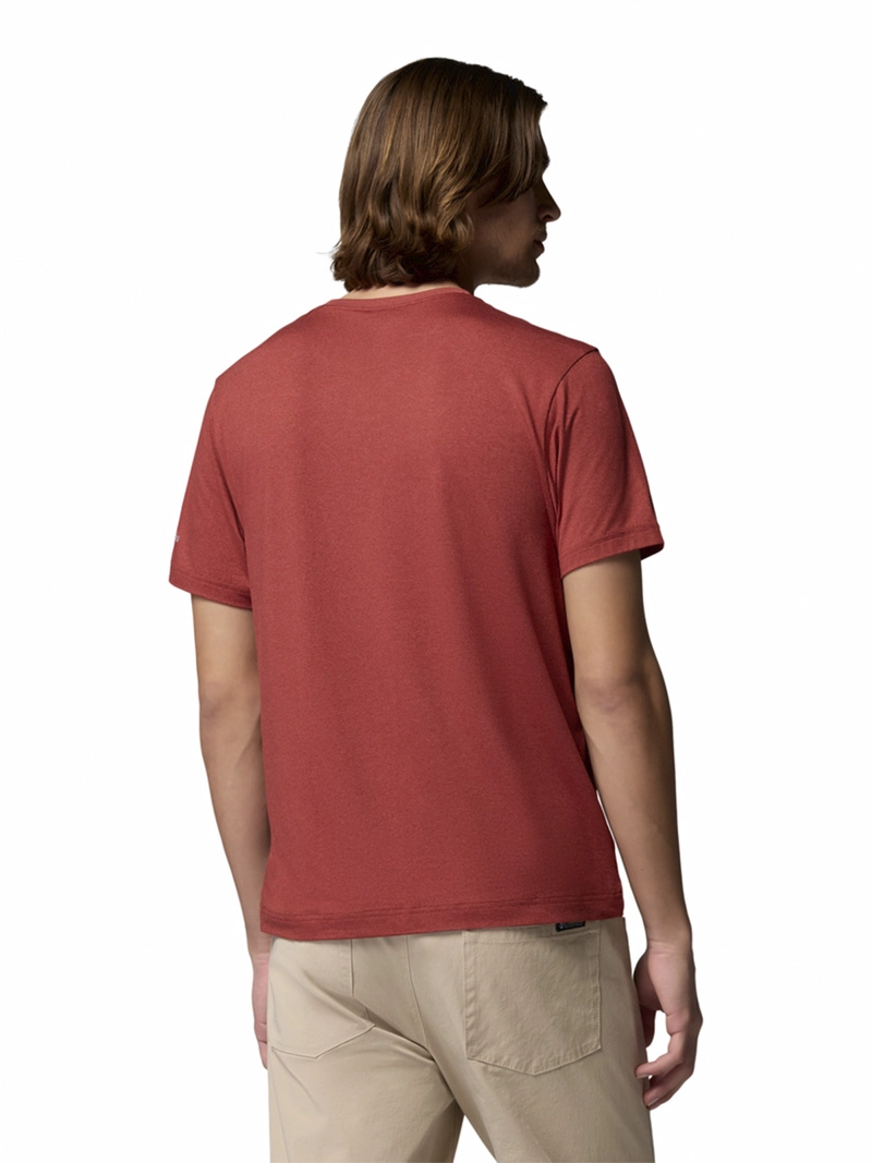 POLERA RECYCLED HOMBRE PARSONS POINT SS ROJO COLUMBIA - 5