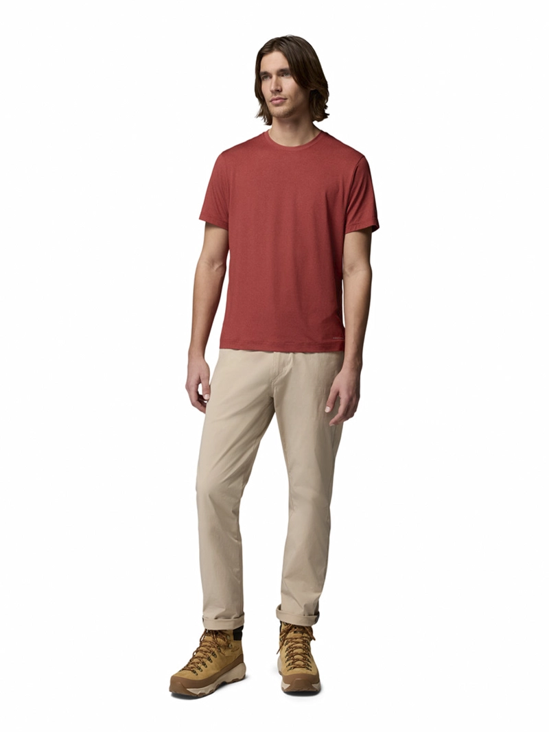 POLERA RECYCLED HOMBRE PARSONS POINT SS ROJO COLUMBIA - 6