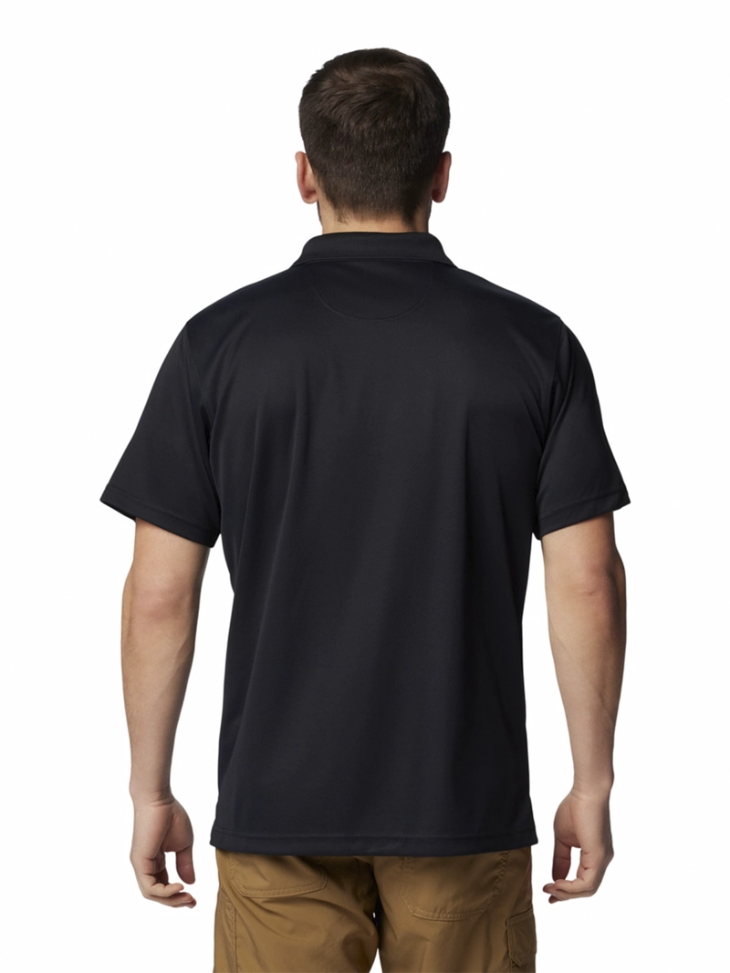 POLERA MANGA CORTA HOMBRE UTILIZER POLO NEGRO COLUMBIA - 2