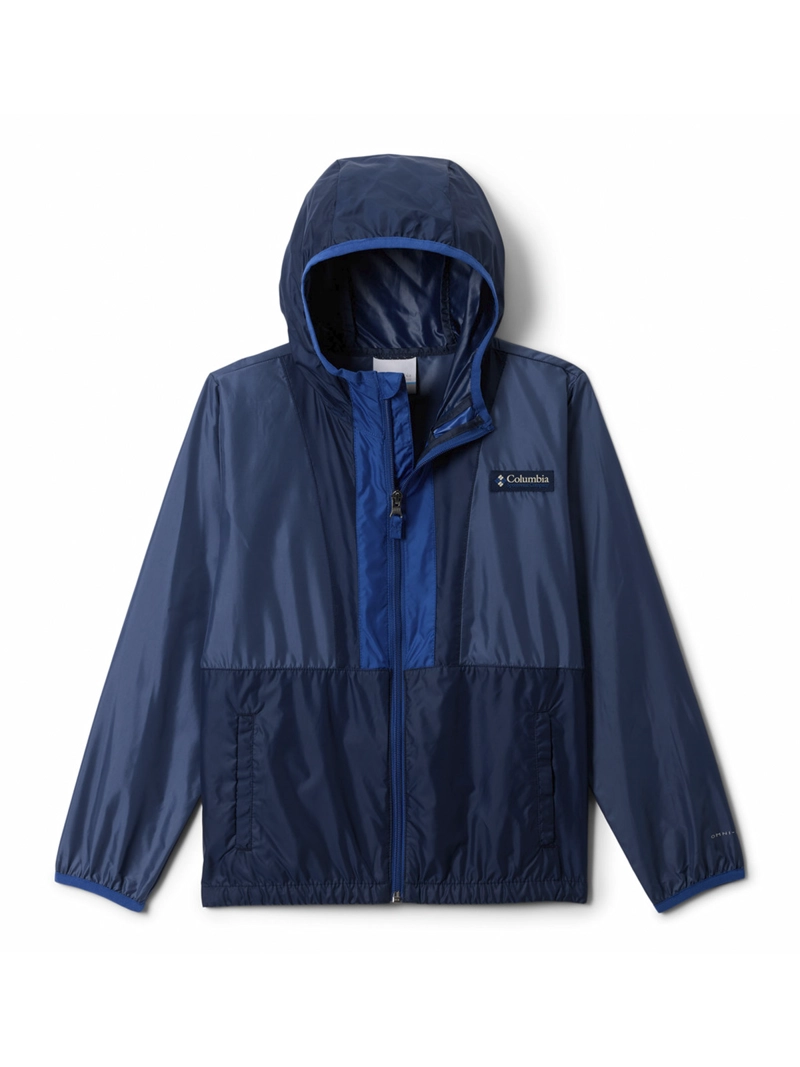CORTAVIENTO INFANTIL BACK BOWL II HOODED AZUL COLUMBIA - 1