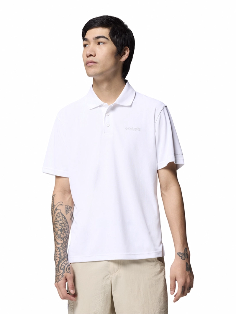POLERA HOMBRE FREEZER POLO BLANCO COLUMBIA - 1