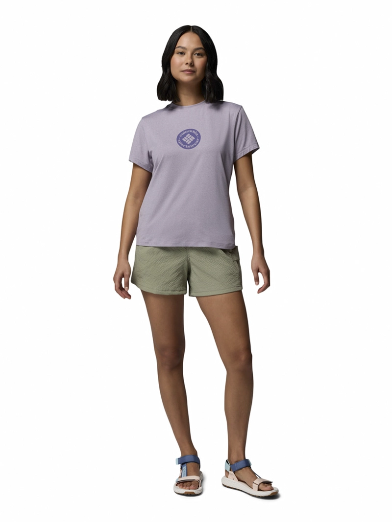 POLERA RECYCLED MUJER PARSONS POINT SS MORADO COLUMBIA - 6