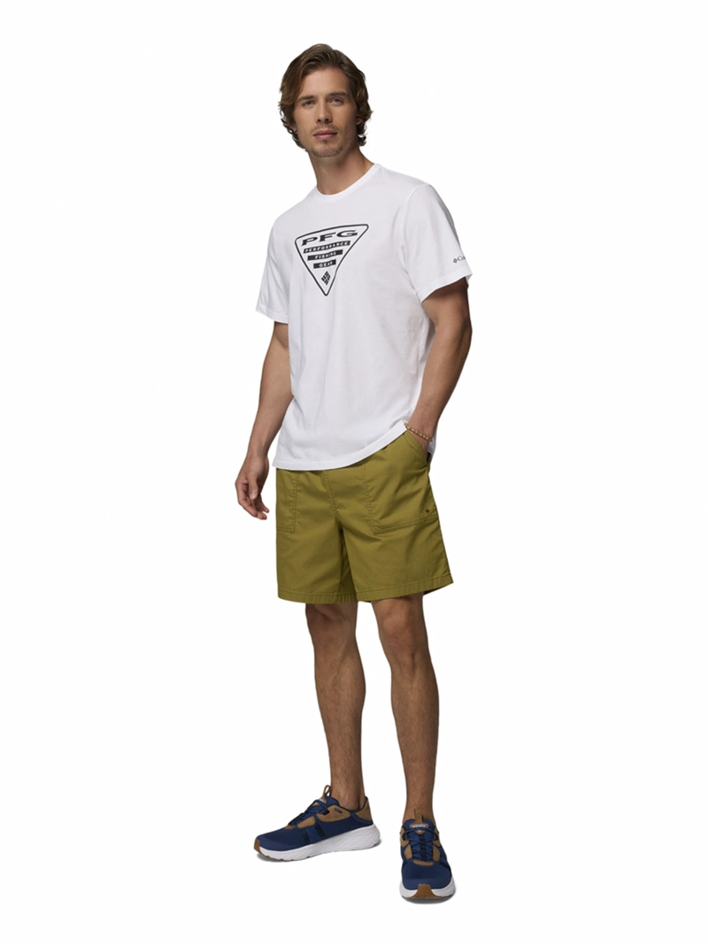 POLERA HOMBRE PFG SHIELD SS BLANCO COLUMBIA - 6