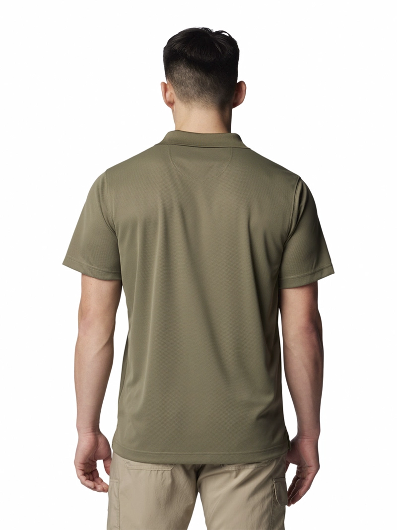 POLERA MANGA CORTA HOMBRE UTILIZER POLO VERDE COLUMBIA - 5